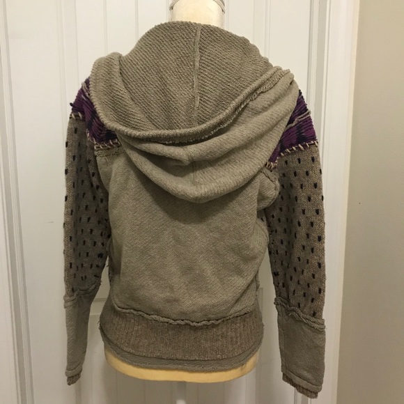 Free People On My Way hooded sweater Small - Picture 8 of 8